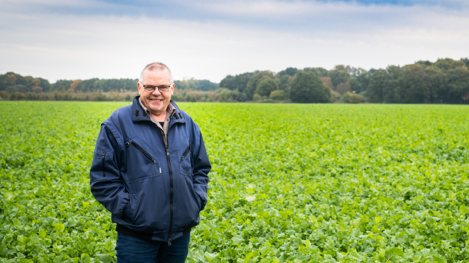 Foto Dirk Nigten, penningmeester van de Agrarische Natuurvereniging Oost-Groningen (ANOG).